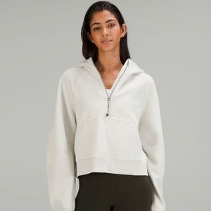 Lululemon Scuba Oversized Half-Zip Hoodie- Bone- Size M\L